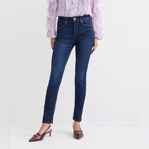 LOFT Deep Indigo Dark Wash Modern Skinny Jeans✨